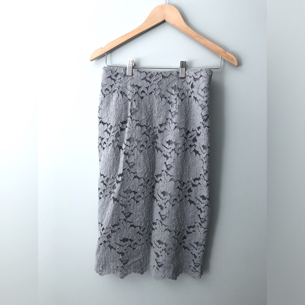 NWOT Lace Pencil Skirt Cotton Lining